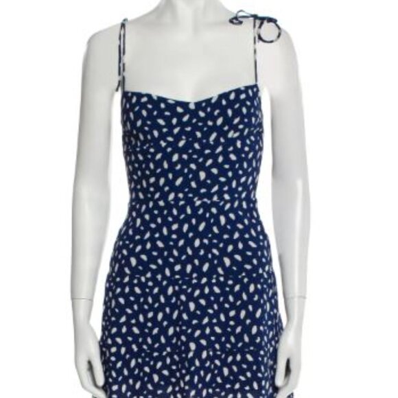 REFORMATION Othello Mini Dress Moray Print Size 2 Orig. $218 NWT - Picture 6 of 6